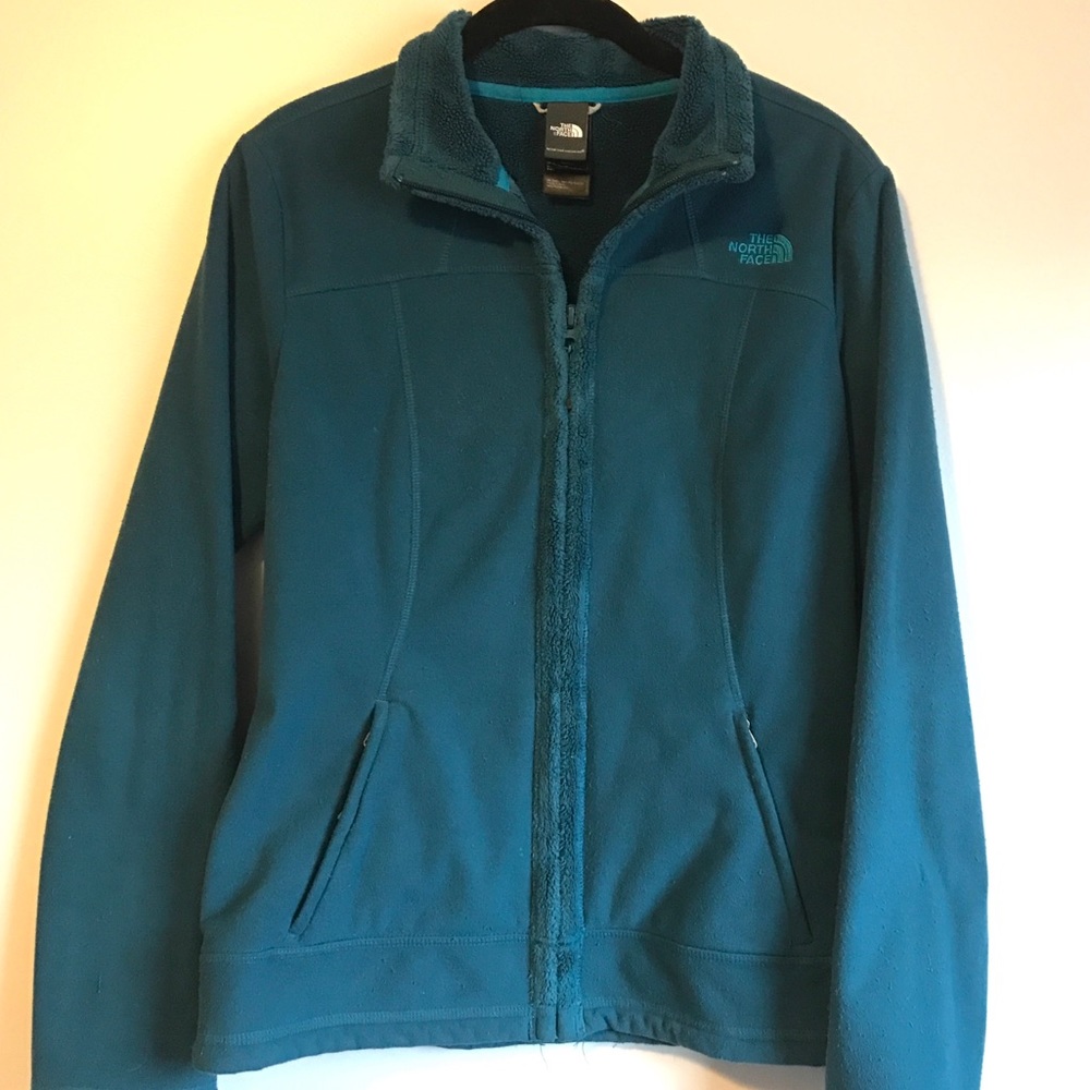 The North Face Teal Zip-Up Jacket